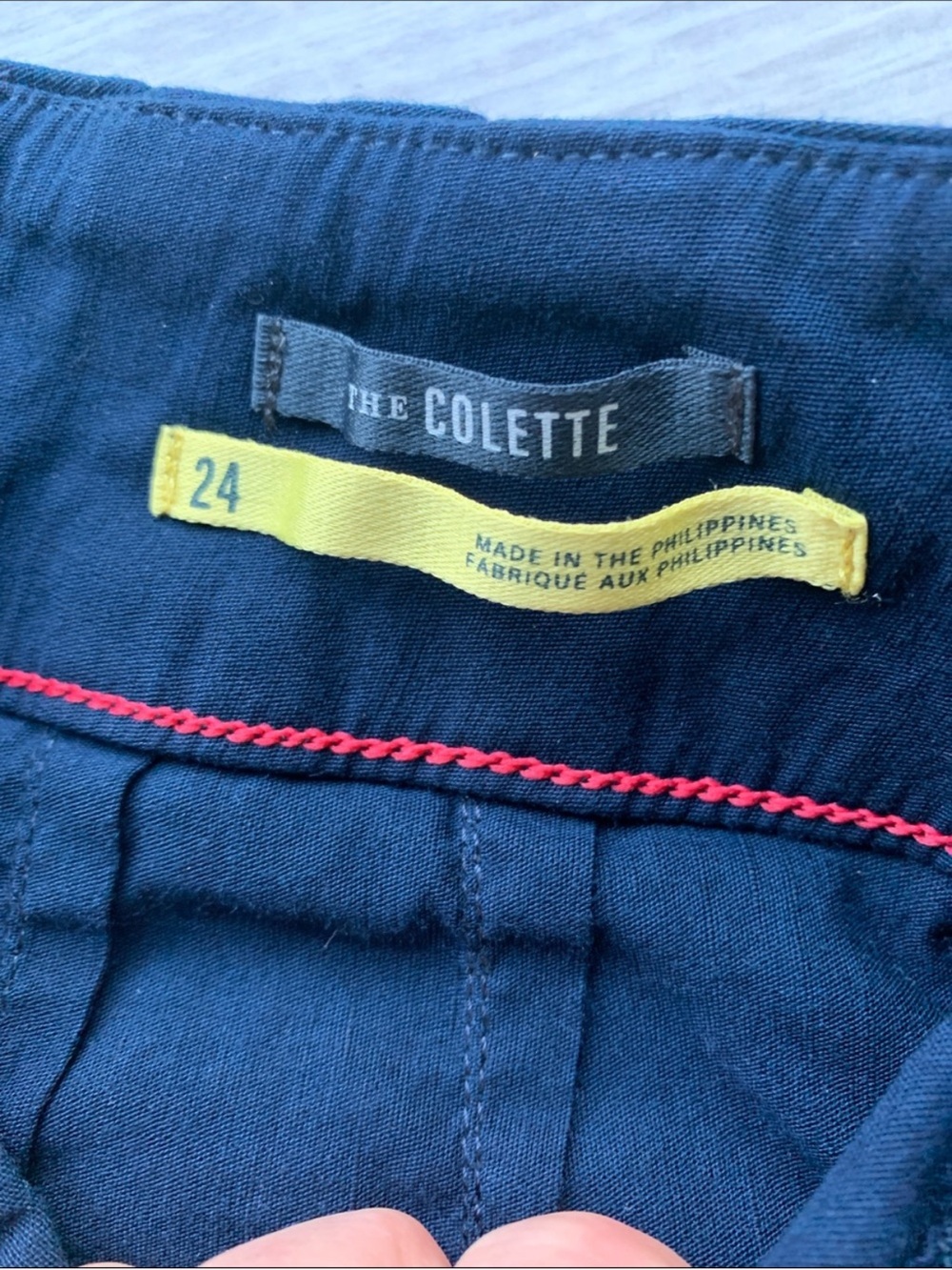 Maeve by Anthropologie Navy Colette Pants, Size 24 waist. - Picture 6 of 16